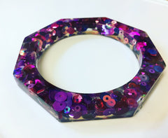 Purple sequin bangle