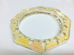 Shimmering butterfly bangle