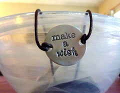 Make a wish disc bracelet